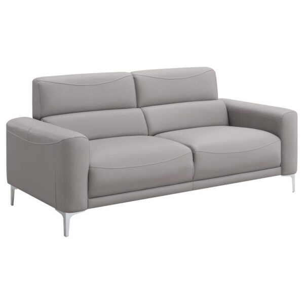 Upholstered Track Arm Sofa Taupe - Image 2