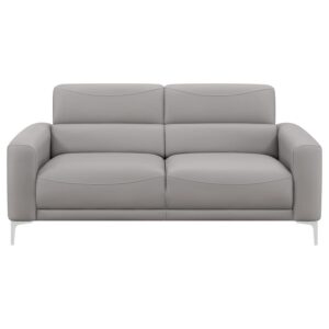 Upholstered Track Arm Sofa Taupe
