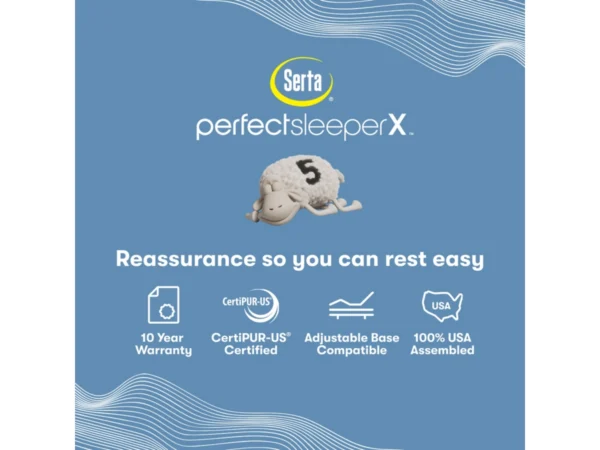 Perfect Sleeper X Knox Firm 13.5 in. King Hybrid Mattress - Image 6