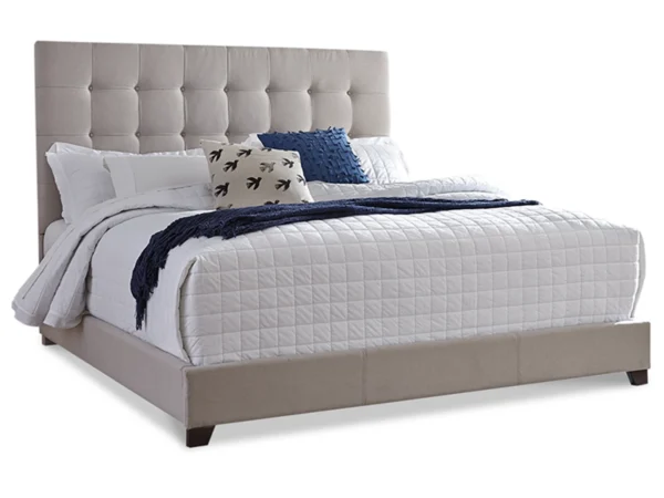 Dolante Queen Upholstered Bed with Square Button Tufting - Image 6