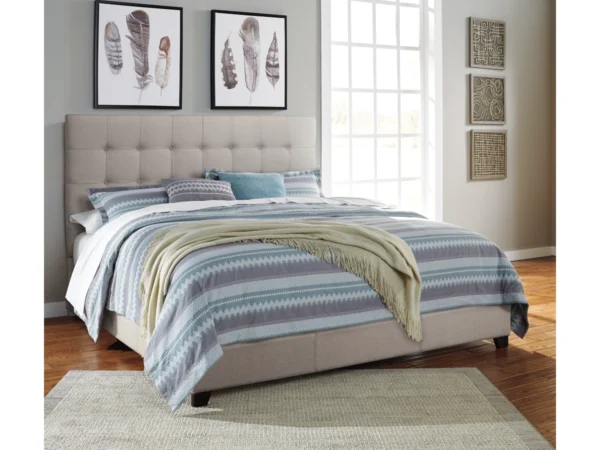 Dolante Queen Upholstered Bed with Square Button Tufting - Image 5