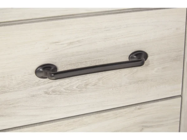 Cambeck Queen Panel Bed with Mirrored Dresser - Image 6