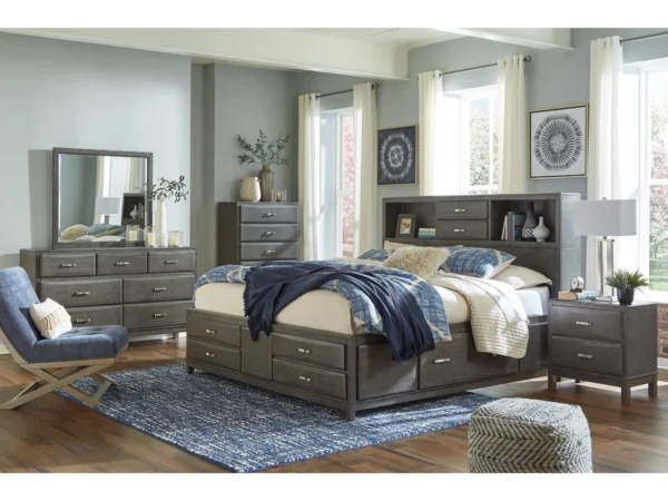 Caitbrook King Storage Bed with 8 Drawers - Image 7