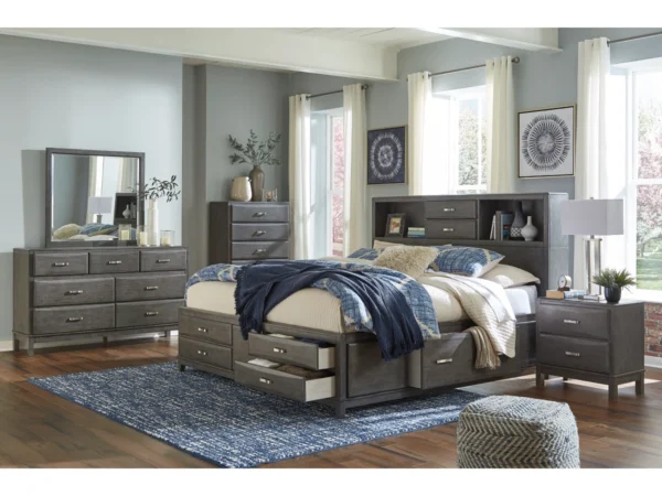 Caitbrook King Storage Bed with 8 Drawers - Image 8