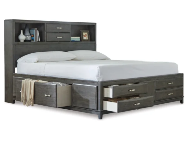 Caitbrook King Storage Bed with 8 Drawers - Image 3