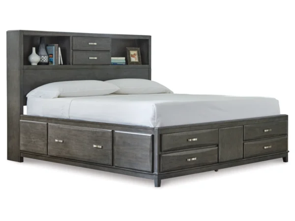 Caitbrook King Storage Bed with 8 Drawers - Image 2