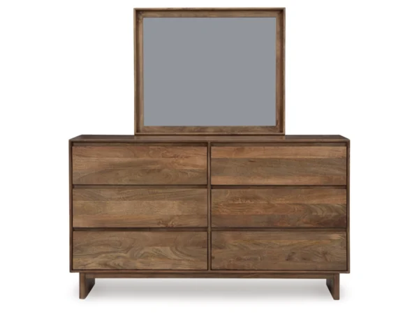 Isanti 6 Drawer Dresser and Mirror - Image 3