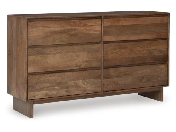 Isanti 6 Drawer Dresser and Mirror - Image 6