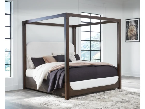 Breckington King Next-Gen Nuvella™ Performance Fabric Canopy Bed