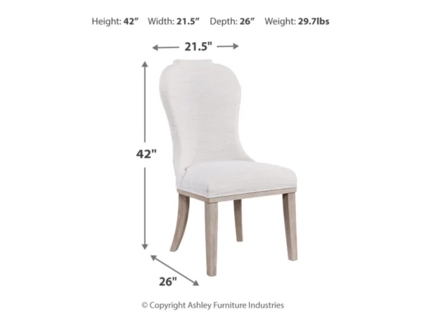 Jorlaina Dining Table and 6 Chairs - Image 7
