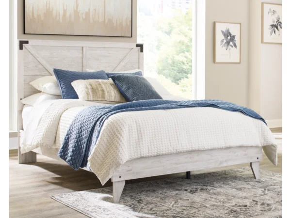 Shawburn Queen Crossbuck Panel Platform Bed