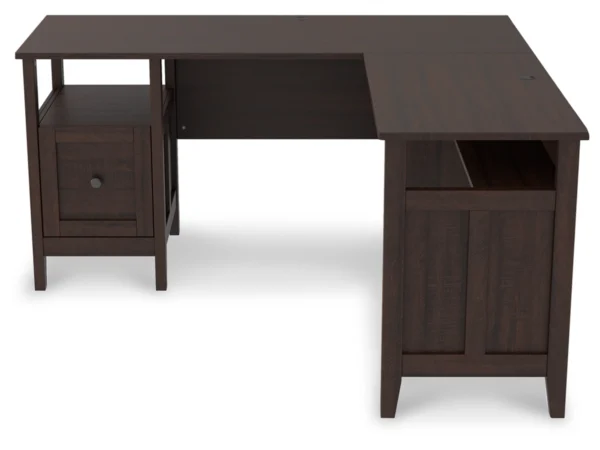 Camiburg 59" L-Shaped Home Office Desk with Drawer - Image 6