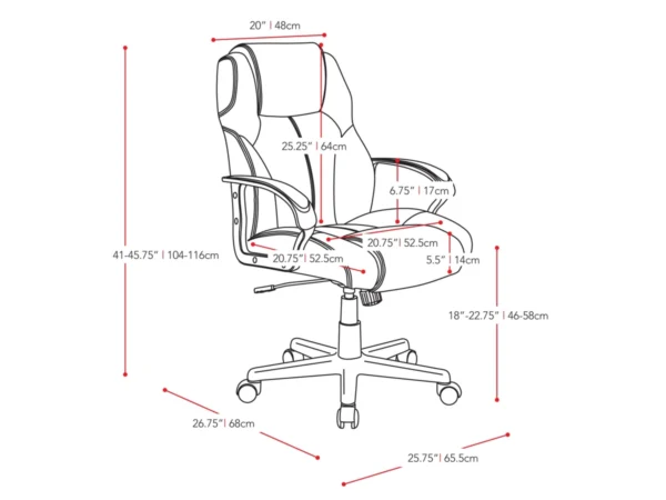 CorLiving Managerial Office Chair - Image 4