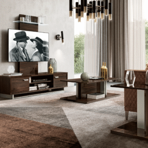 Volare Entertainment center Dark Walnut/Nickel Additional items